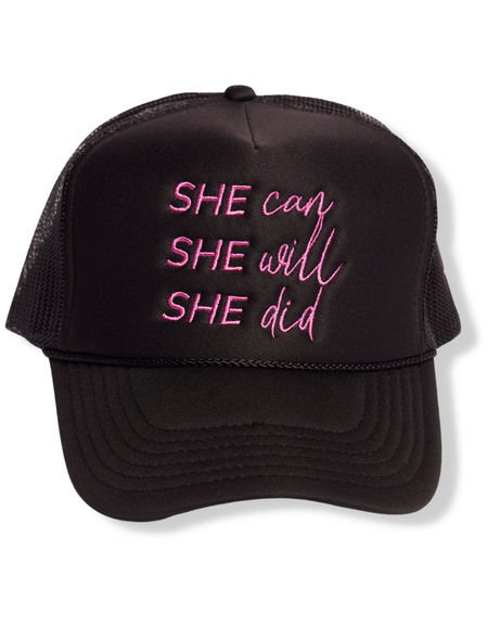 SHE Can Trucker Hats