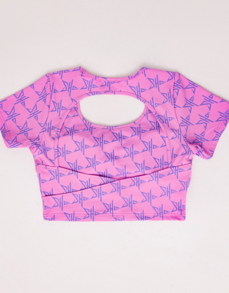 Solar Pink Bra Top