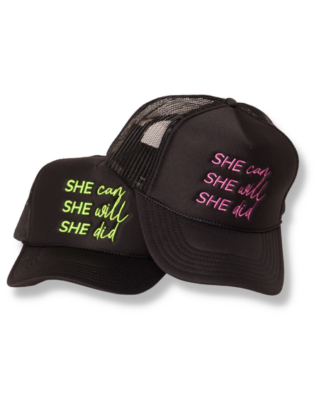 SHE Can Trucker Hats