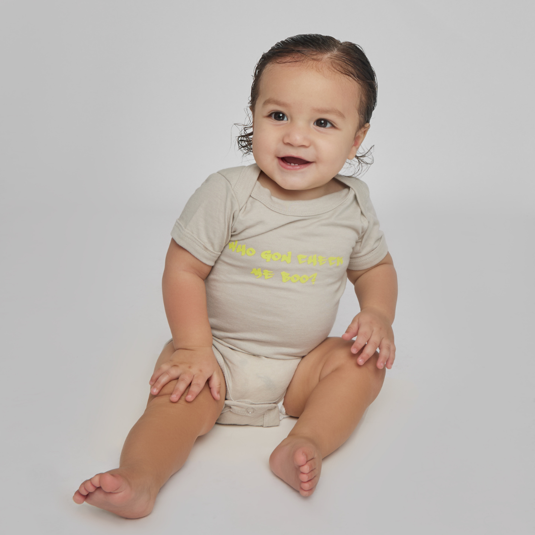Who Gon Check Me Boo Onesie