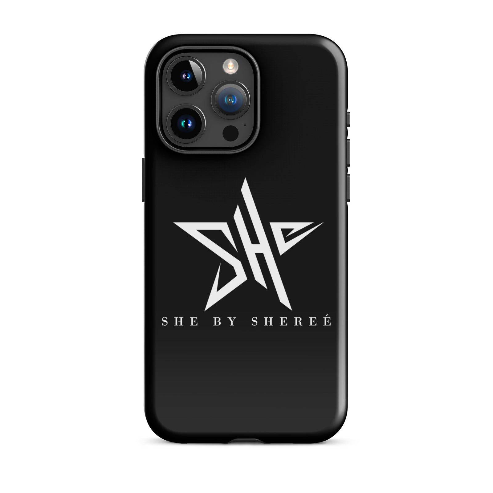 SHE iPhone Case - Black