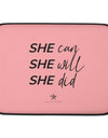 SHE Can Laptop Sleeve - Pink