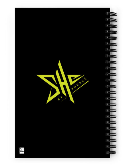 She Can Notebook - Black