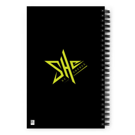 She Can Notebook - Black